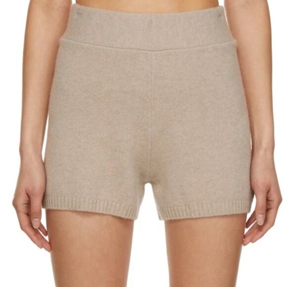 Lisa Yang Winnie Shorts Barbara Bralette Crop Size 1 S / M Sand Cashmere Sweater - Picture 5 of 16